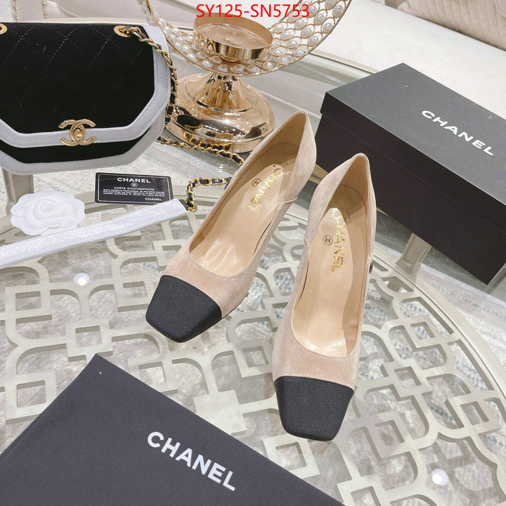 Women Shoes-Chanel,knockoff highest quality , ID: SN5753,$: 125USD