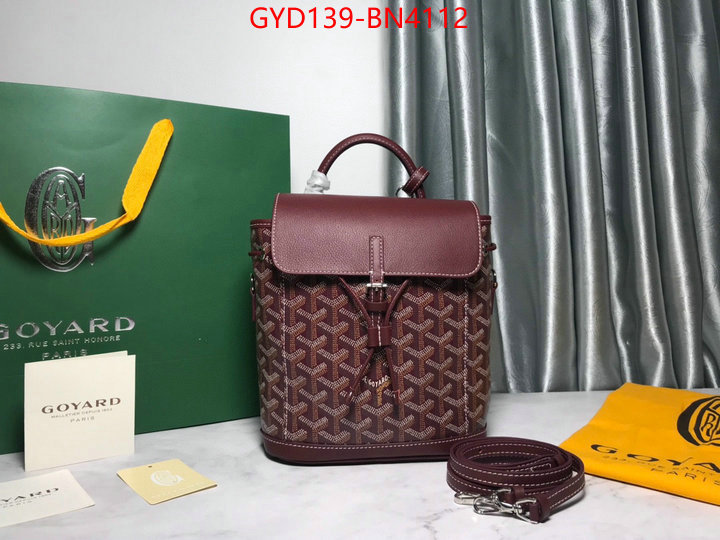 Goyard Bags(4A)-Backpack-,how to start selling replica ,ID: BN4112,$: 139USD