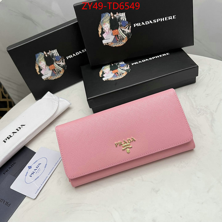 Prada Bags(4A)-Wallet,1:1 replica ,ID: TD6549,$: 49USD