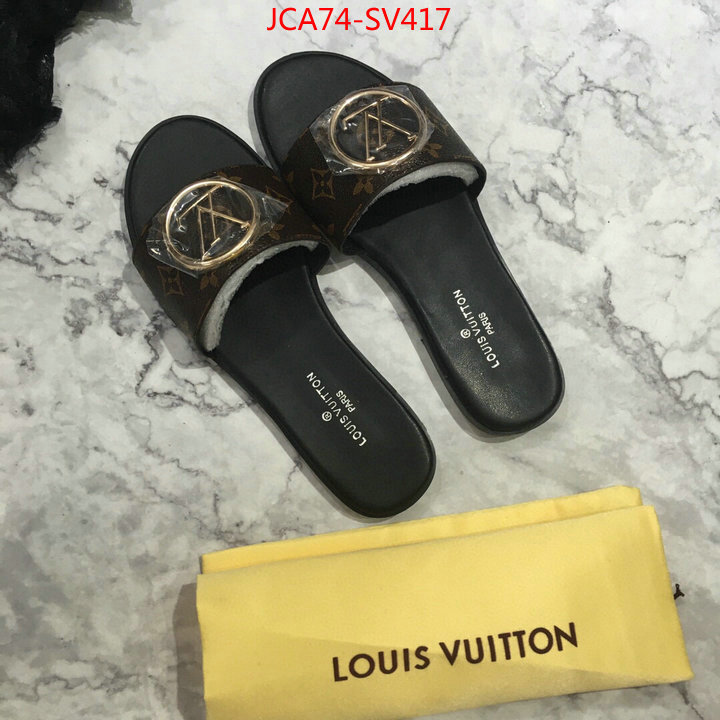 Women Shoes-LV,what 1:1 replica , ID: SV417,$:74USD