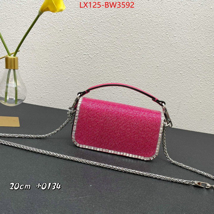 Valentino Bags(4A)-LOC-V Logo ,copy aaaaa ,ID: BW3592,$: 125USD