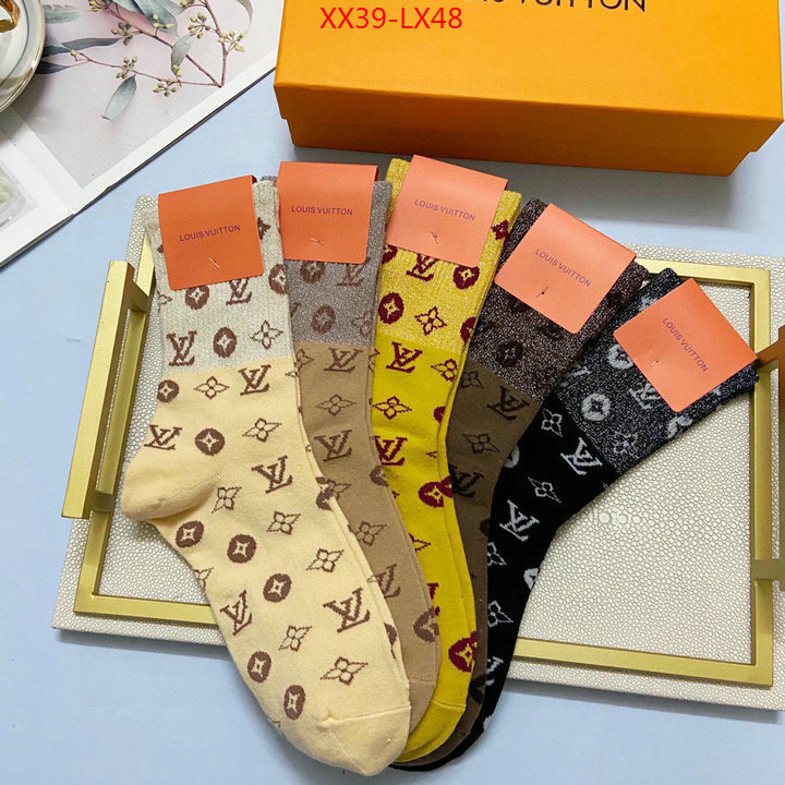 Sock-LV,top fake designer , ID:LX48,$: 39USD