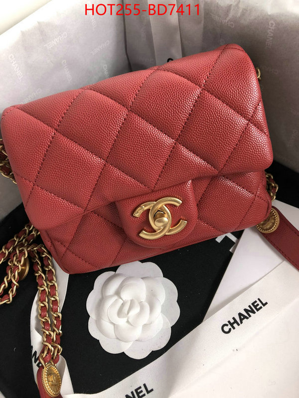 Chanel Bags(TOP)-Diagonal-,ID: BD7411,$: 255USD