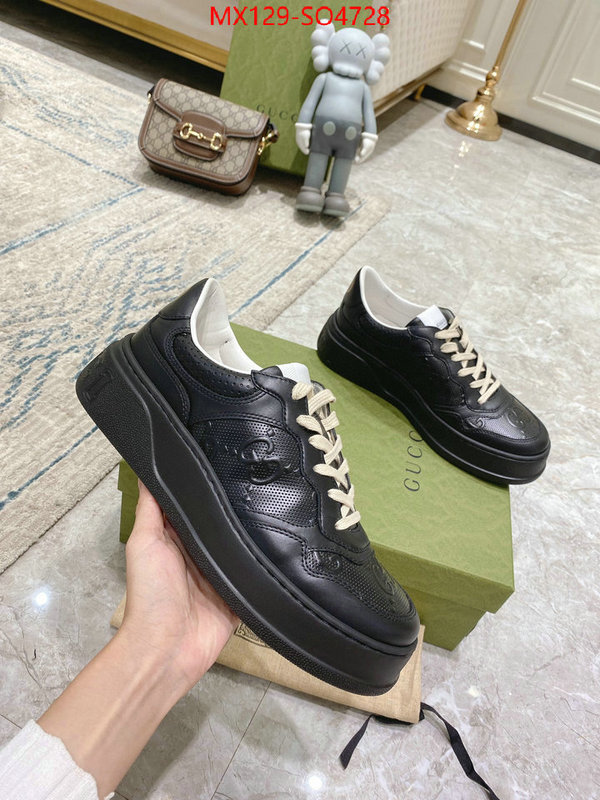 Men Shoes-Gucci,top sale , ID: SO4728,$: 129USD