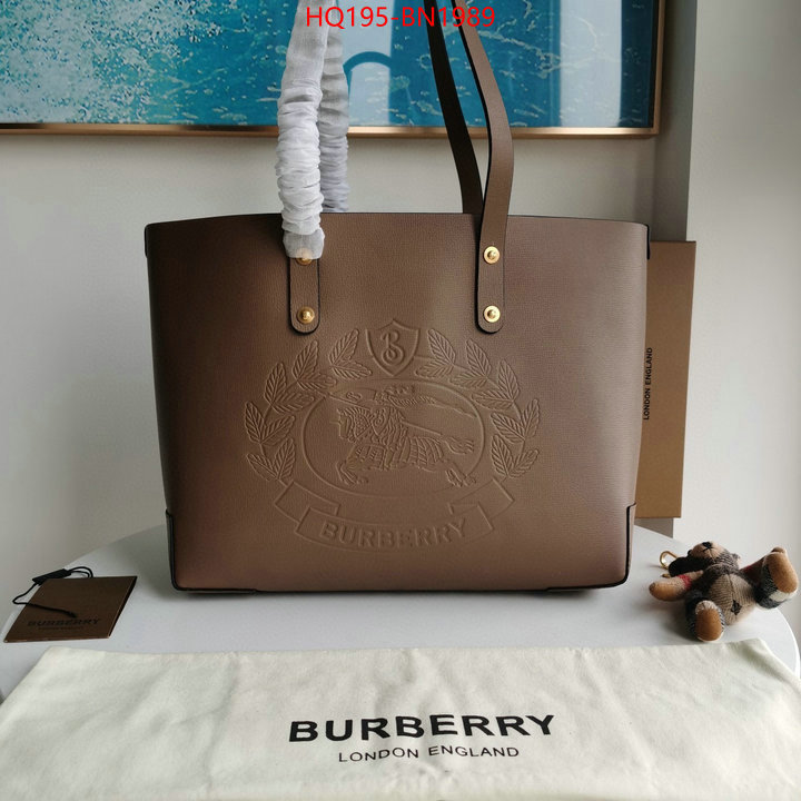 Burberry Bags(TOP)-Handbag-,1:1 clone ,ID: BN1989,$: 195USD