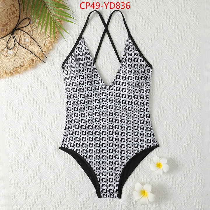 Swimsuit-Fendi,the best quality replica , ID: YD836,$: 49USD