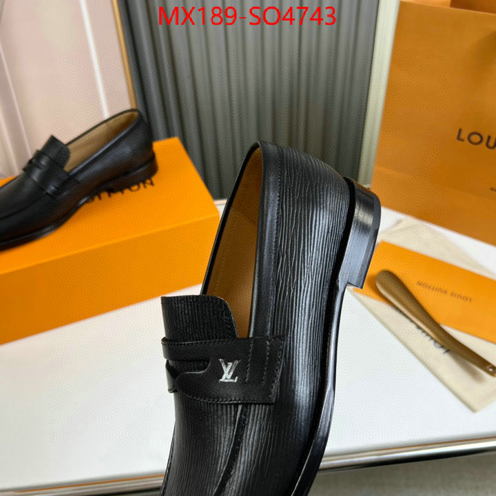 Men Shoes-LV,the top ultimate knockoff , ID: SO4743,$: 189USD