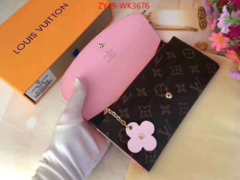 LV Bags(4A)-Wallet,ID: WK3676,$:39USD