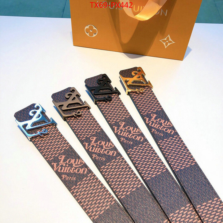 Belts-LV,2023 aaaaa replica customize , ID: PX442,$: 69USD