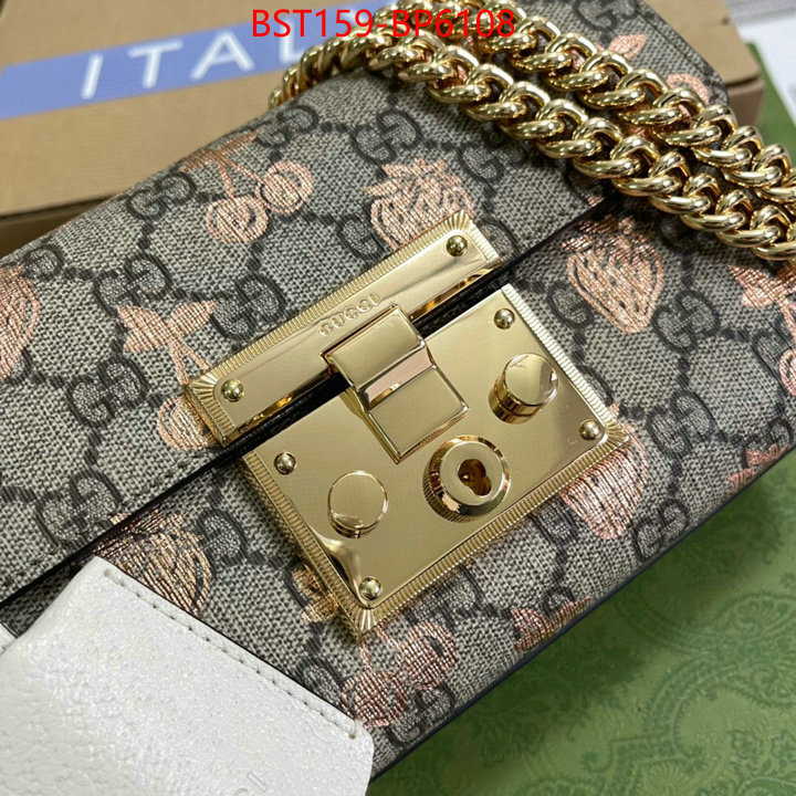 Gucci Bags(TOP)-Padlock-,counter quality ,ID: BP6108,$: 159USD