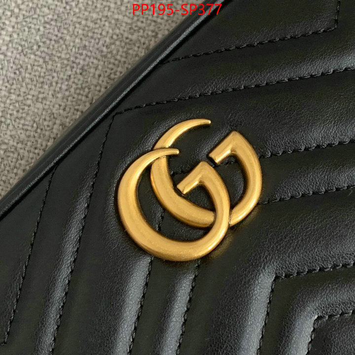 Gucci Bags(TOP)-Marmont,ID: BP377,$: 195USD