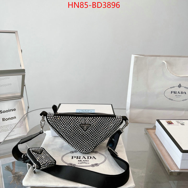 Prada Bags(4A)-Triangle,7 star ,ID: BD3896,$: 85USD