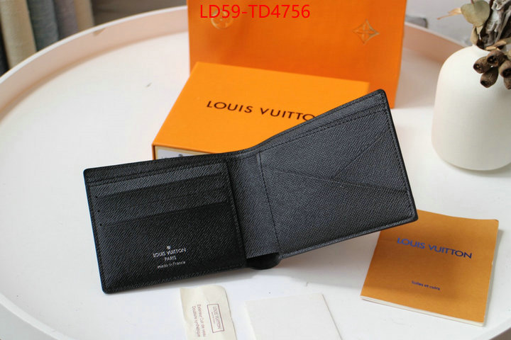 LV Bags(TOP)-Wallet,ID: TD4756,$: 59USD