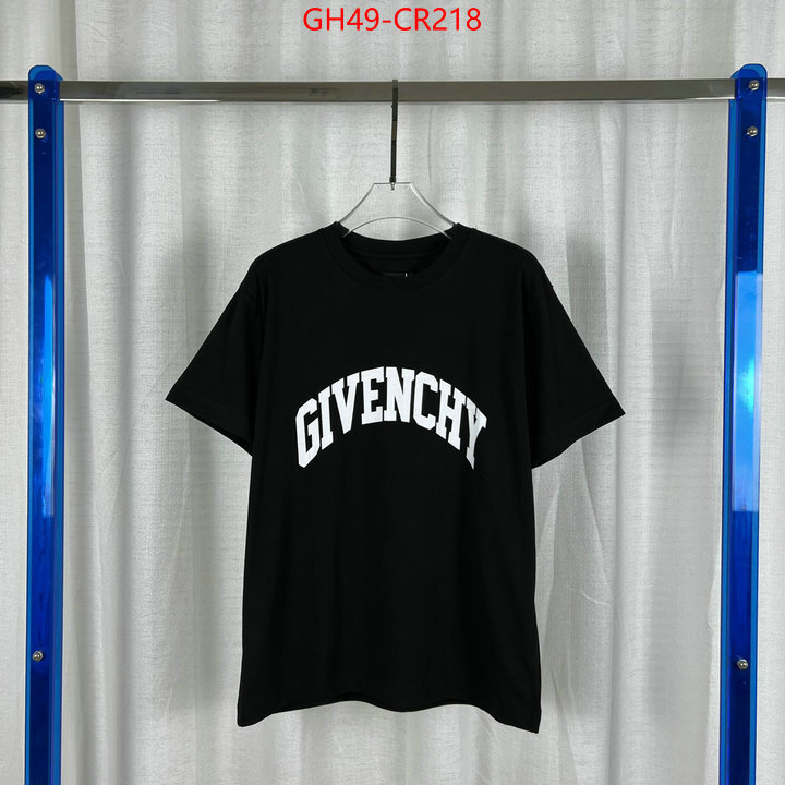 Clothing-Givenchy,buy best quality replica ,ID: CR218,$: 49USD