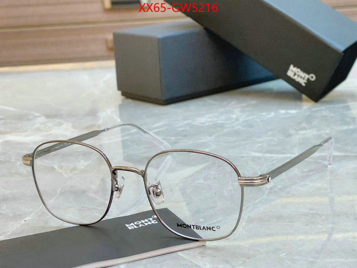 Glasses-Montblanc,replica every designer , ID: GW5216,$: 65USD