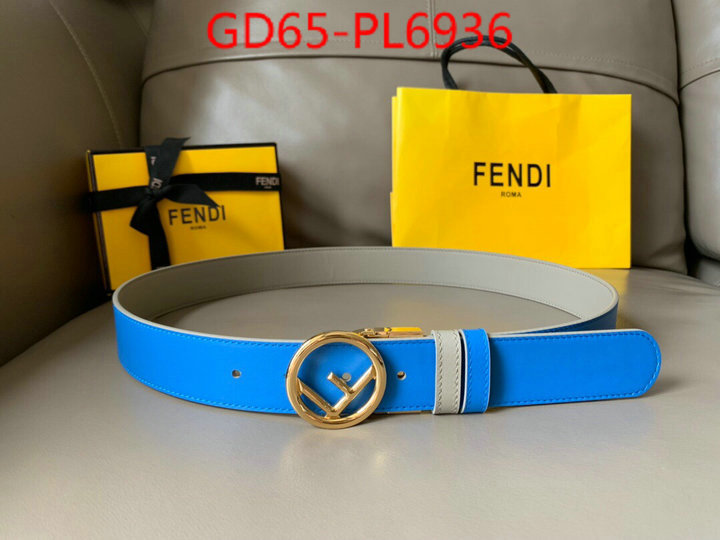 Belts-Fendi,replica 1:1 high quality , ID: PL6936,$: 65USD