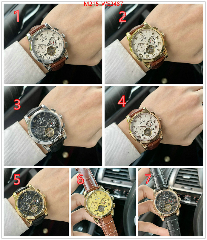 Watch (TOP)-Ptek Ph1ippe,fashion designer , ID: WE2487,$: 215USD