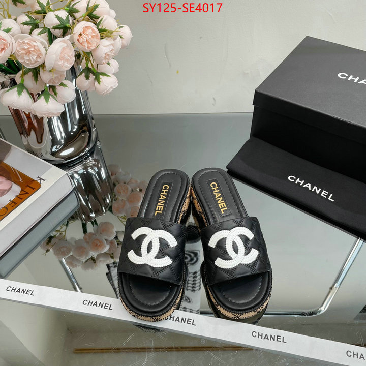 Women Shoes-Chanel,best designer replica , ID: SE4017,$: 125USD