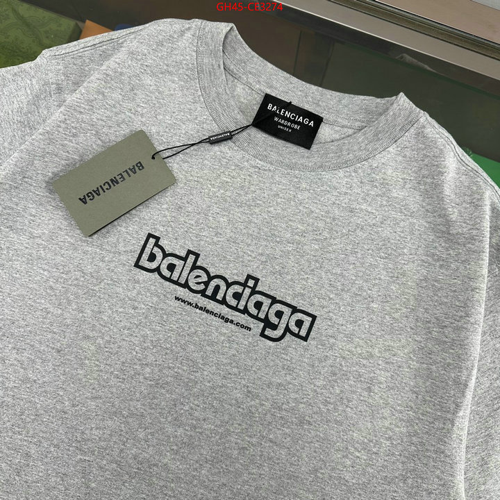 Clothing-Balenciaga,what is top quality replica , ID: CE3274,$: 45USD