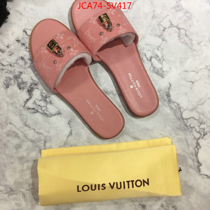 Women Shoes-LV,what 1:1 replica , ID: SV417,$:74USD