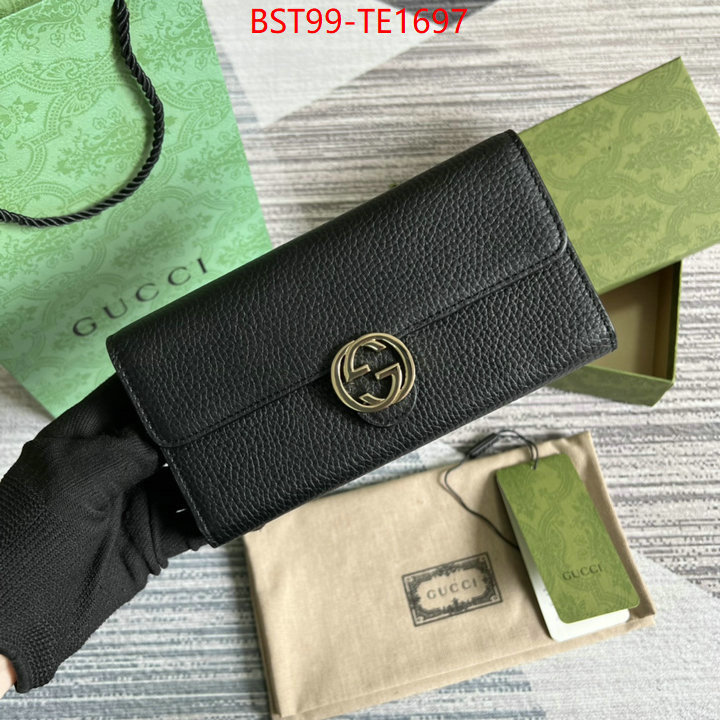 Gucci Bags(TOP)-Wallet-,wholesale replica ,ID: TE1697,$: 99USD