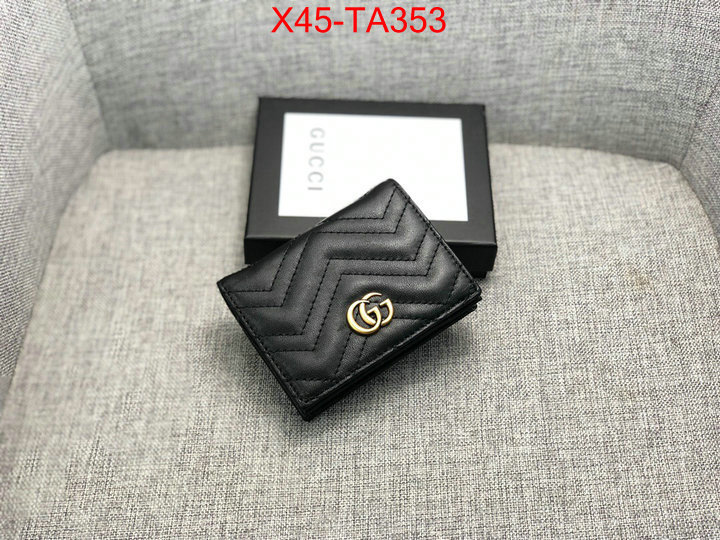 Gucci Bags(4A)-Wallet-,ID:TA353,$: 45USD