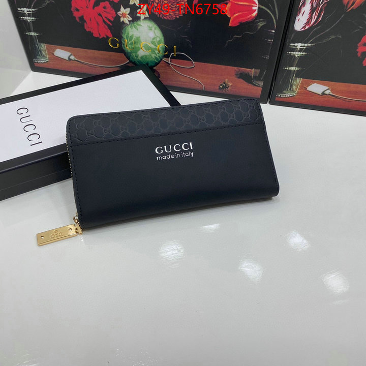 Gucci Bags(4A)-Wallet-,ID: TN6758,$: 49USD