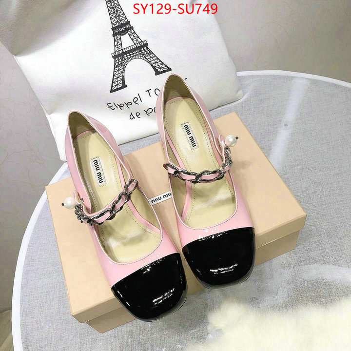 Women Shoes-Miu Miu,perfect quality ,luxury fashion replica designers , ID: SU749,$: 129USD