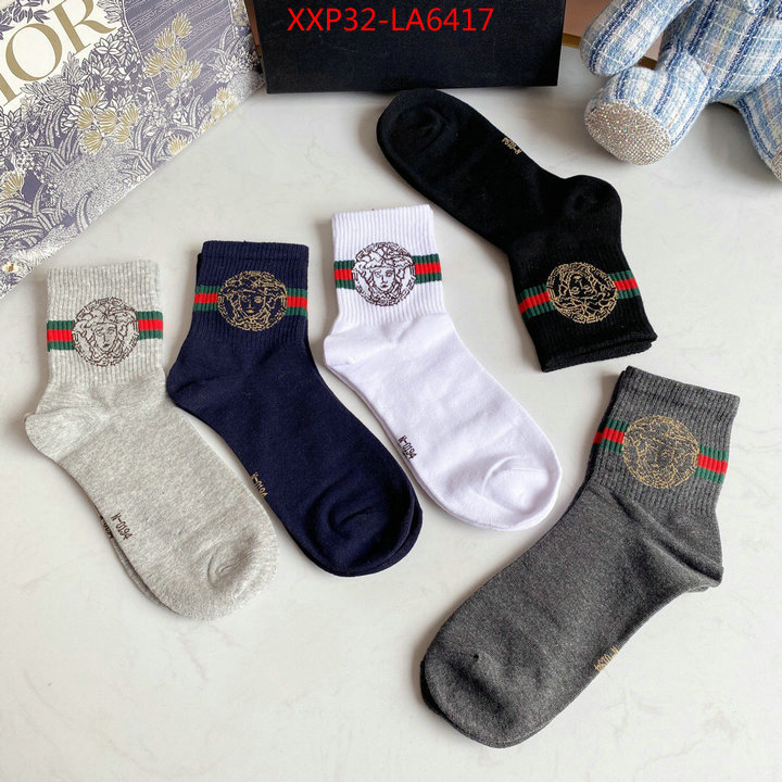 Sock-Versace,cheap high quality replica , ID: LA6417,$: 32USD