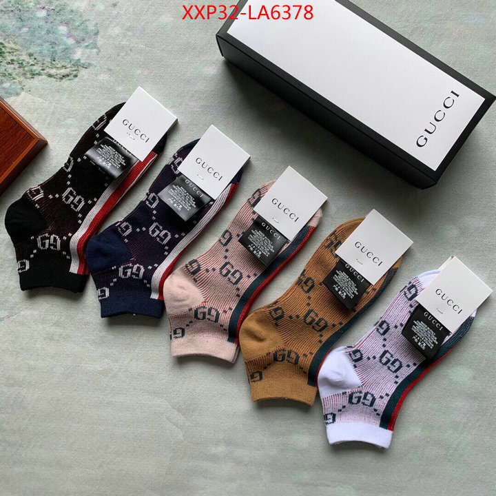 Sock-Gucci,top quality replica , ID: LA6378,$: 32USD