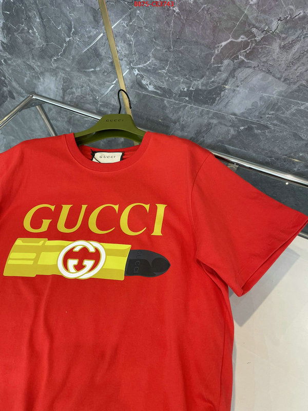 Clothing-Gucci,wholesale 2023 replica , ID: CE3743,$:75USD