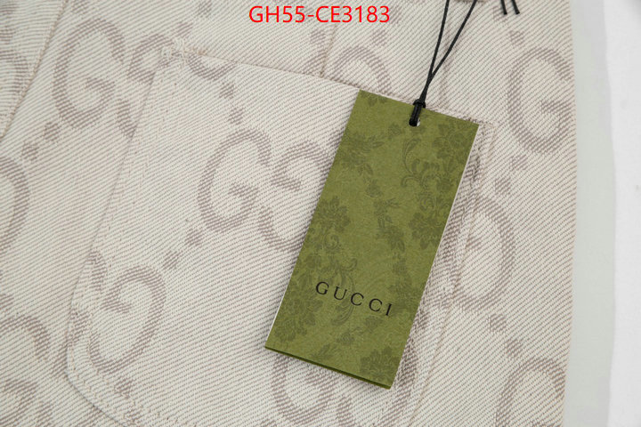 Clothing-Gucci,perfect , ID: CE3183,$: 55USD