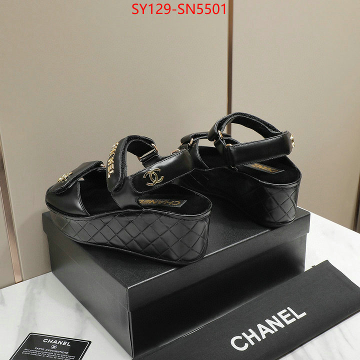 Women Shoes-Chanel,1:1 replica wholesale , ID: SN5501,$: 129USD