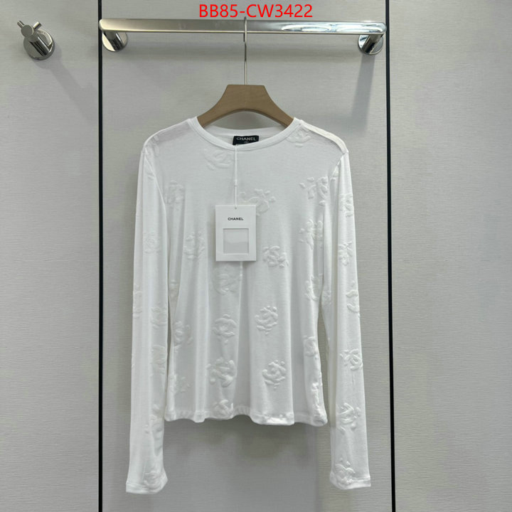 Clothing-Chanel,2023 replica wholesale cheap sales online , ID: CW3422,$: 85USD