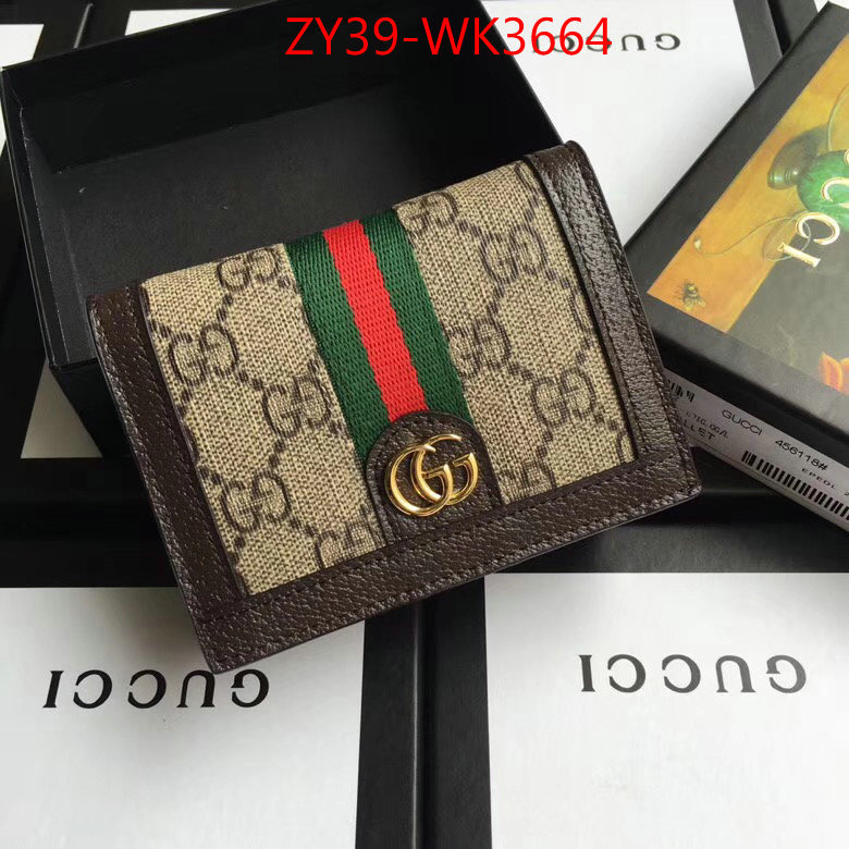 Gucci Bags(4A)-Wallet-,ID: WK3664,$:39USD