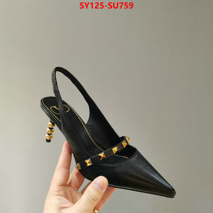 Women Shoes-Valentino,perfect replica , ID: SU759,$: 125USD