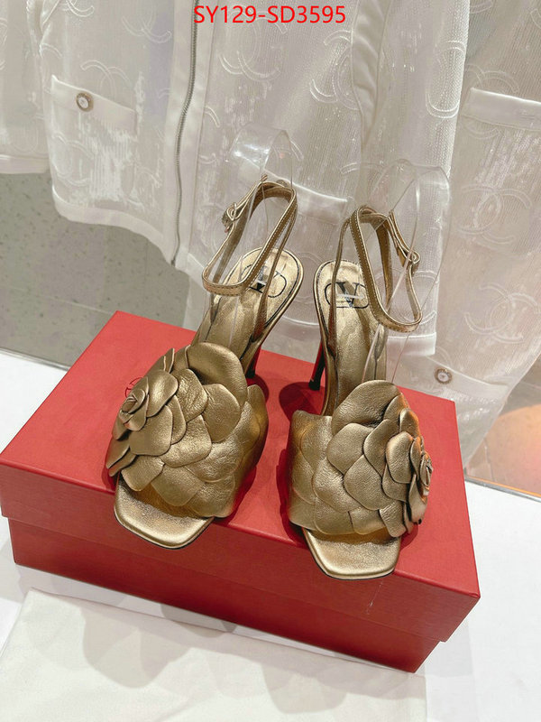 Women Shoes-Valentino,fake designer , ID: SD3595,$: 129USD