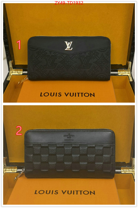 LV Bags(4A)-Wallet,ID: TD1932,$: 49USD