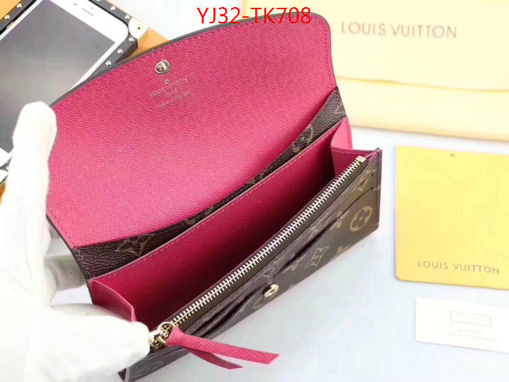 LV Bags(4A)-Wallet,ID: TK708,$:32USD