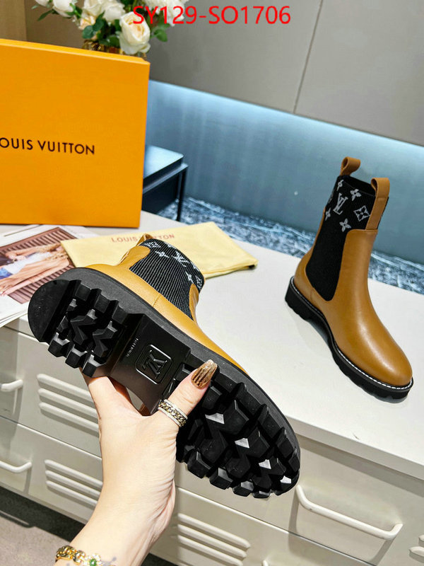 Women Shoes-LV,buy top high quality replica , ID: SO1706,$: 129USD