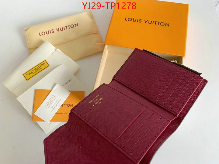 LV Bags(4A)-Wallet,ID: TP1278,$: 29USD