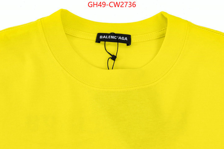 Clothing-Balenciaga,luxury fake , ID: CW2736,$: 49USD