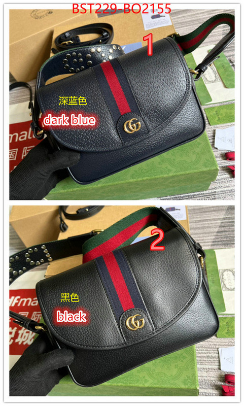 Gucci Bags(TOP)-Diagonal-,perfect ,ID: BO2155,$: 229USD