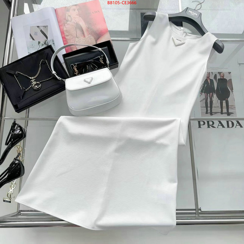 Clothing-Prada,high quality designer replica , ID: CE3666,$:105USD