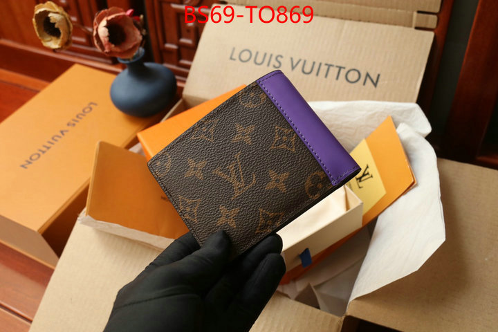 LV Bags(TOP)-Wallet,ID: TO869,$: 69USD