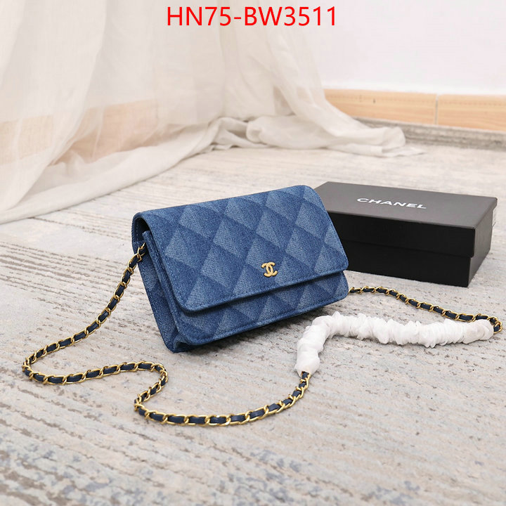 Chanel Bags(4A)-Diagonal-,ID: BW3511,$: 75USD