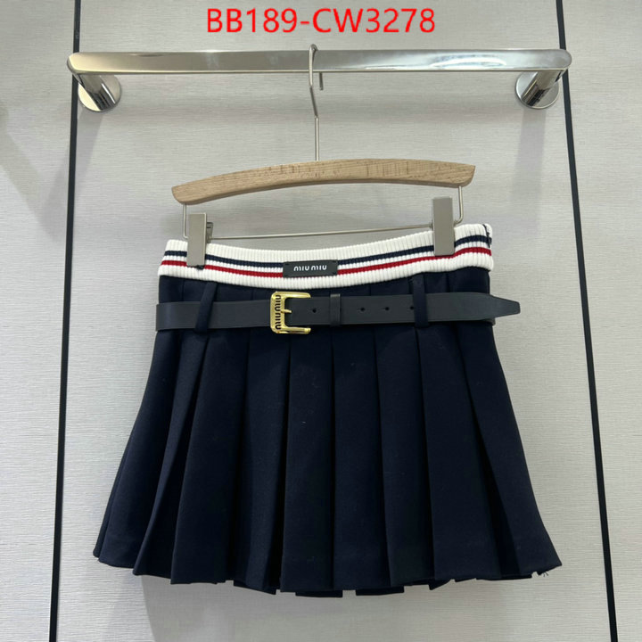 Clothing-MIU MIU,cheap replica designer , ID: CW3278,$: 189USD