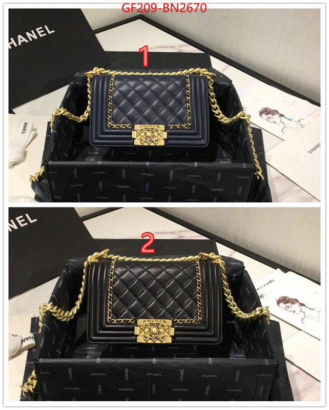 Chanel Bags(TOP)-Diagonal-,ID: BN2670,$: 209USD