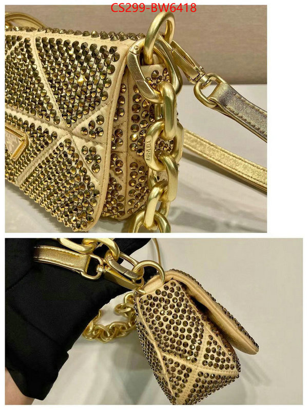 Prada Bags(TOP)-Diagonal-,ID: BW6418,$: 299USD