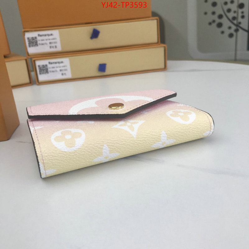 LV Bags(4A)-Wallet,ID: TP3593,$: 42USD